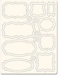 Technique Tuesday - Technique Tiles Fabulous Frames  (sold individually)
